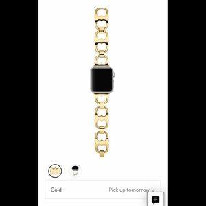 Tory Burch Double-T Link Apple Watch Bracelet